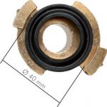 GEKA® Gartenschlauch-Schnellkupplungen mit Außengewinde, Serie "GEKA-plus", 40 mm, Messing, AG, Kupplung