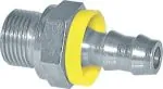 Steckanschlüsse Stahl verzinkt, 60° Konus, mit Außengewinde, zölliges Gewinde zylindrisch, GSP, alle Größen, Parker, Hydraulik, Mineralöl, Luft, Wasser, Schmieröl, Schlauch, Druckschlauch, Pneumatik