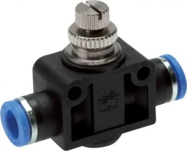 Leitungs-Drosselrückschlagventile mit Steckanschluss Standard – alle Größen