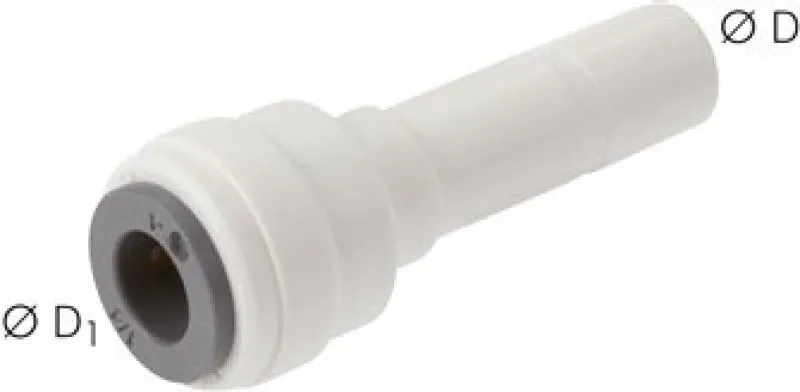 Steckverbindungen reduzierend mit Stecknippel LE Zoll-Schlauch, alle Größen von www.pneumatikshop-online.de