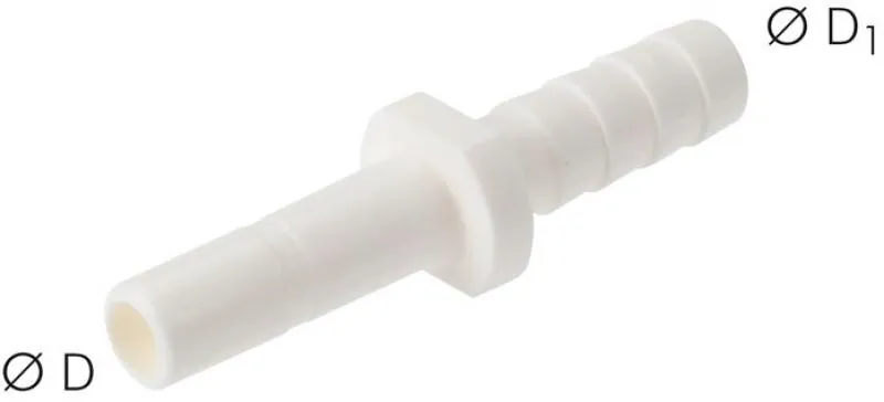 Stecknippel mit Schlauchtülle für PVC-Schlauch LE Zoll-Schlauch, alle Größen von www.pneumatikshop-online.de