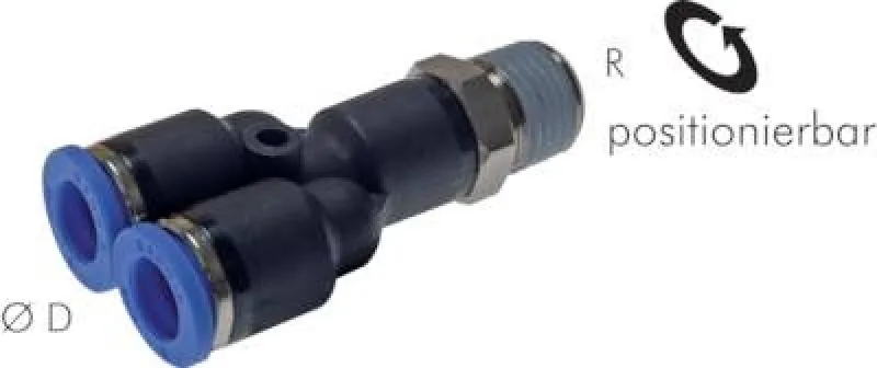 Y-Steckverschraubungen, IQS, Standard, alle Größen von www.pneumatikshop-online.de