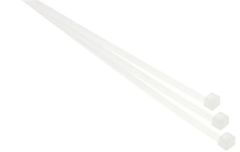 100 Stück Kabelbinder PA 6.6 für Kabel- und Schlauchmanagement weiss