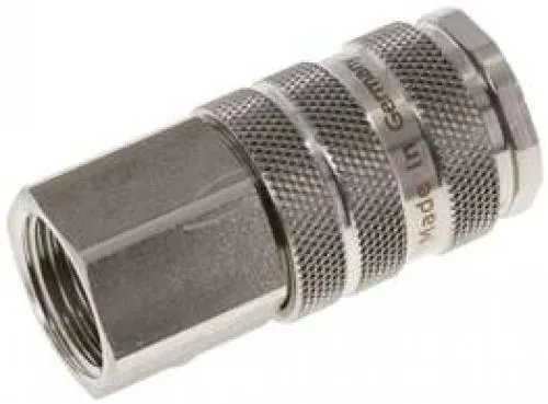 Kupplungsdosen mit Innengewinde, NW 10, Edelstahl 1.4404, alle Größen von www.pneumatikshop-online.de