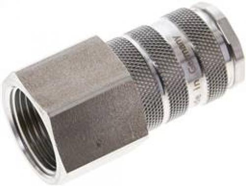 Kupplungsdosen mit Innengewinde, NW 10, Edelstahl 1.4404, alle Größen