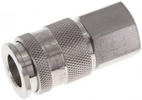 Kupplungsdosen mit Innengewinde, NW 10, Edelstahl 1.4404, alle Größen