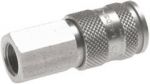 Kupplungsdosen mit Innengewinde, Kugelverriegelung, NW 7,2, Edelstahl 1.4305, alle Größen von www.pneumatikshop-online.de