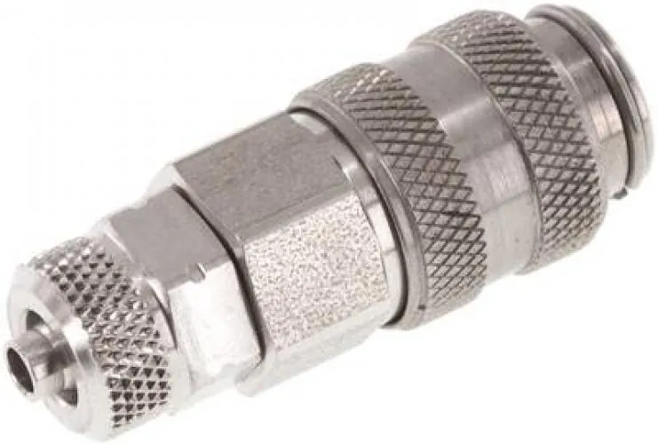 Kupplungsdosen mit Überwurfmutter, NW 5, Edelstahl 1.4404, alle Größen von www.pneumatikshop-online.de