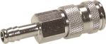 Kupplungsdosen mit Schlauchtülle, Kugelverriegelung, NW 7,2, Stahl gehärtet, vernickelt/Messing vernickelt, alle Größen von www.pneumatikshop-online.de