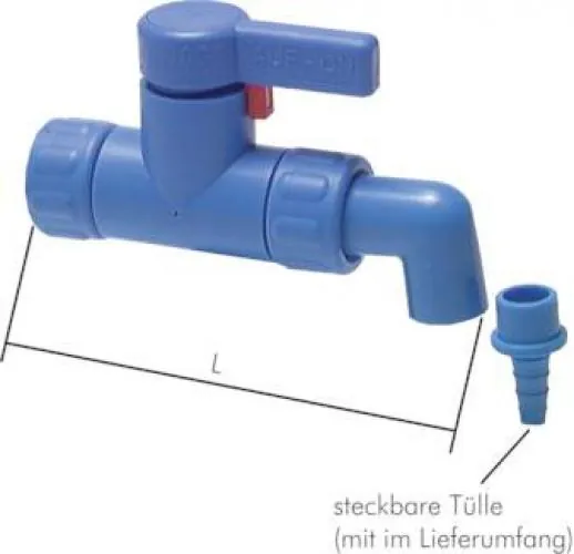 Ablasshahn Kunststoff PN 2 alle Größen