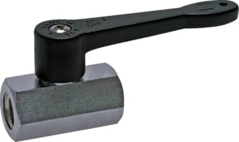 Mini-Kugelhahn mit langem Griff Messing verchromt PN 15 alle Größen