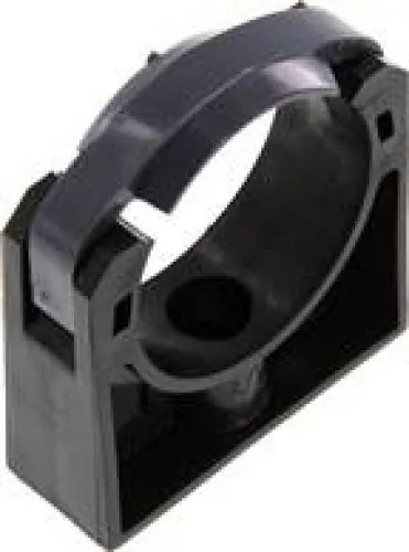 Rohrklemme PE / PP mit Befestigungsbohrung, alle Größen