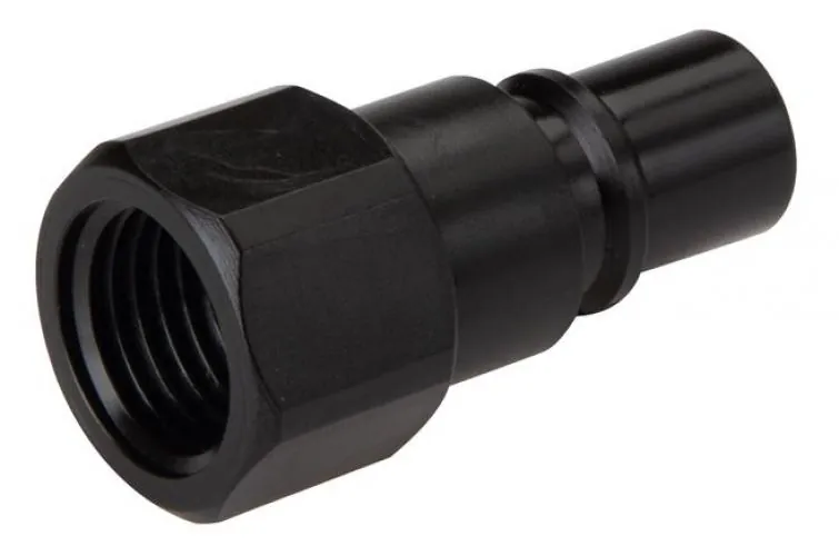 Original Parker® Kupplungsstecker aus schwarzem POM mit Innengewinde NW 7,2