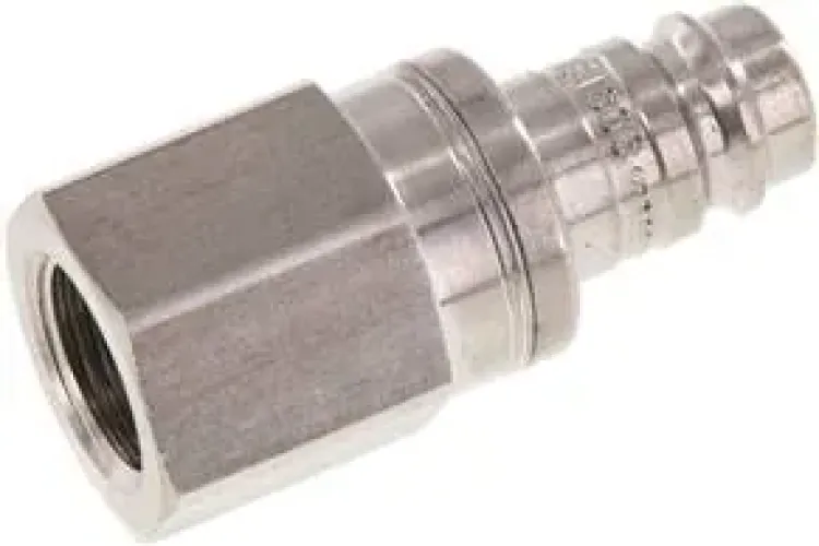 Kupplungsstecker mit Innengewinde, NW 10, Edelstahl 1.4305, verschiedene Größen