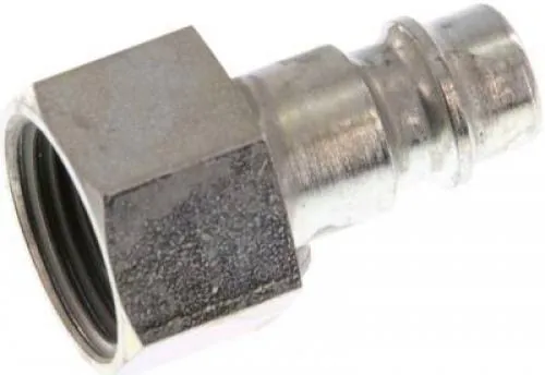 Kupplungsstecker mit Innengewinde, NW 7,2, Stahl gehärtet, alle Größen von www.pneumatikshop-online.de