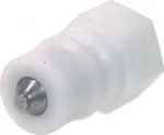 Hydraulik-Kupplungen für Maschinenbau aus POM mit Innengewinde , ISO 7241-1 B, Kupplung, Hydraulikkupplung, Kunststoffkupplung, alle Größen