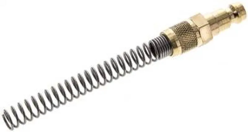 Kupplungsstecker mit Überwurfmutter & Knickschutz, NW 5, Messing, alle Größen von www.pneumatikshop-online.de