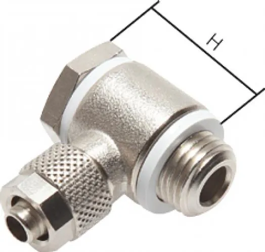 Winkel-Verschraubungen zylindrisches Gewinde (Hohlschraube) Messing vernickelt, alle Größen von www.pneumatikshop-online.de