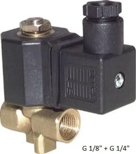 2/2-Wege Magnetventile Messing – stromlos geöffnet (NO), alle Größen