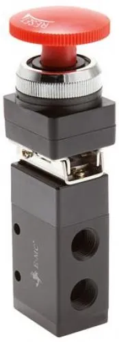 3/2-Wege Tasterventile & Drehschalter Ø 30,5 – Baureihe VM von E-MC