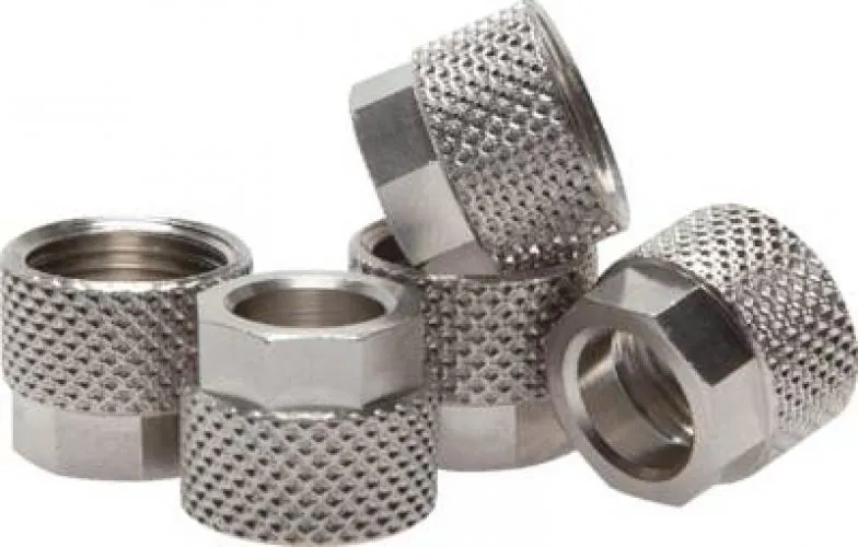 Überwurfmuttern Messing vernickelt, alle Größen von www.pneumatikshop-online.de