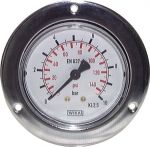 Einbaumanometer mit großem Frontring Ø 40, 50, 63 mm, Klasse 2,5, alle Größen
