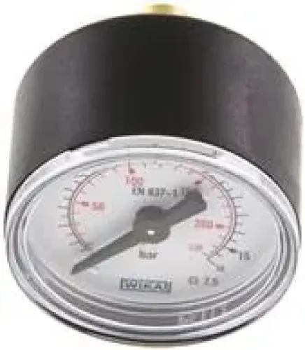 WIKA Standardmanometer Ø 40, 50, 63 mm, Anschluss hinten (axial), Klasse 2.5, Kunststoffgehäuse