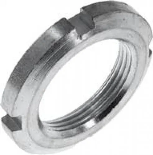 Zylinderkopf-Nutmuttern aus Stahl verzinkt für Pneumatik-Rundzylinder Ø 32 - 63, alle Größen