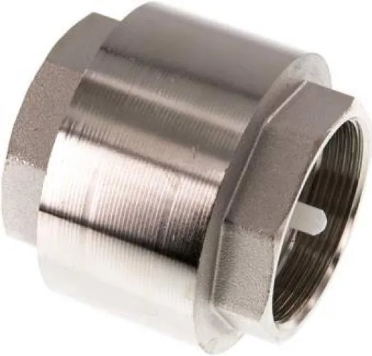 Rückschlagventile leichte Bauform – Messing vernickelt, bis 12 bar, alle Größen