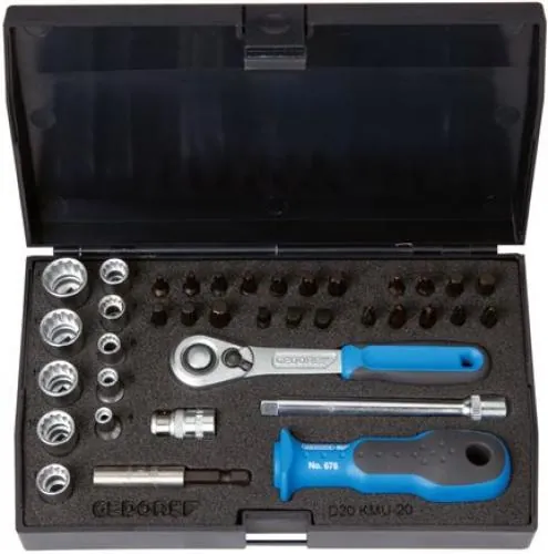Steckschlüsselsätze Antrieb 1/4" Gedore® – Ratschenkasten, Stecknußkasten & Knarrenkasten