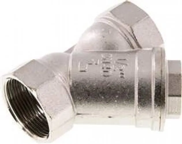 Schmutzfänger, Messing vernickelt, PN 20, alle Größen