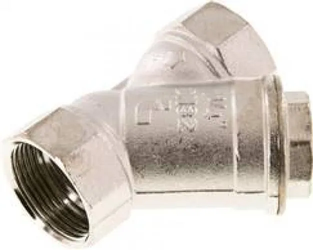 Schmutzfänger, Messing vernickelt, PN 20, alle Größen