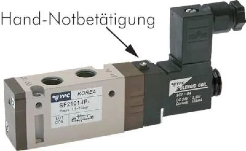 5/2-Wege Magnetventile G 1/8" YPC – SF2000 Baureihe, alle Steuerspannungen