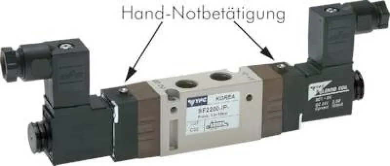 5/2-Wege Magnetventile G 1/8" YPC – SF2000 Baureihe, alle Steuerspannungen