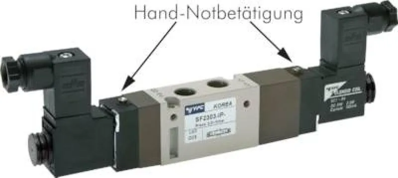 5/3-Wege Magnetventile G 1/8" YPC – SF2000 Baureihe, alle Steuerspannungen