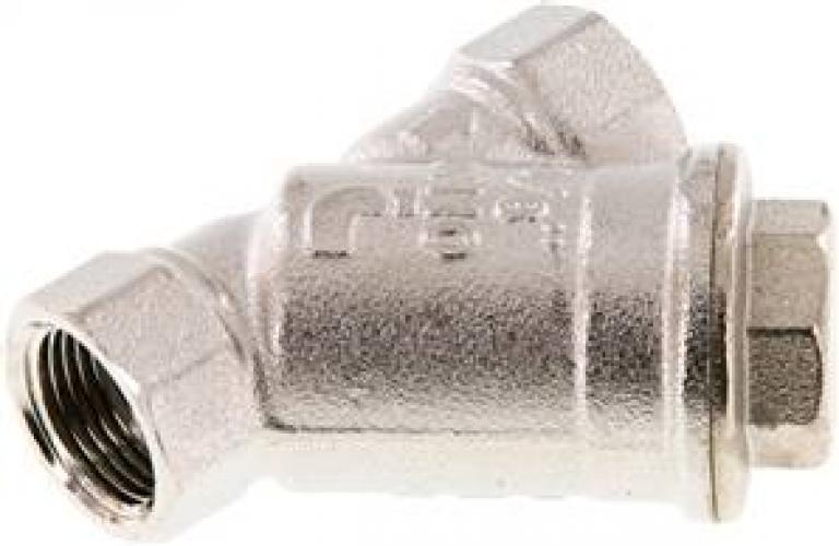 Schmutzfänger, Messing vernickelt, PN 20, alle Größen