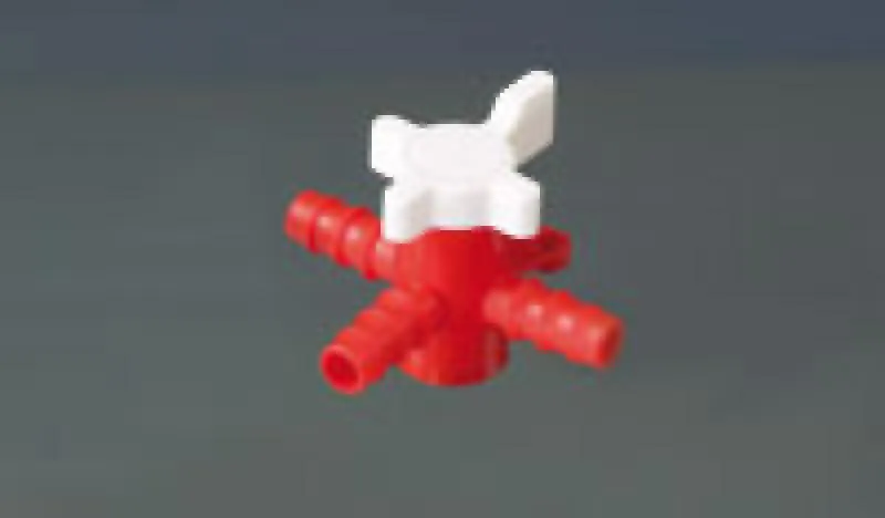 3-Wege-Schlauchventil T-Stellung PE/PP PN 1 alle Größen