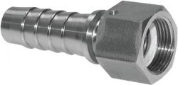 Schlauchtüllen mit drehbarer Überwurfmutter Edelstahl, Abm. nach DIN EN 14423 / DIN 2826, alle Größen von www.pneumatikshop-online.de