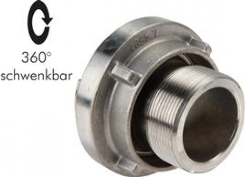 Storz-Festkupplungen mit Außengewinde, Edelstahl 1.4581, alle Größen