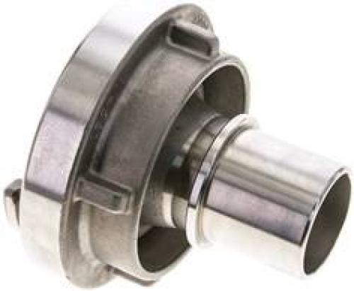 Storz-Kupplungen mit Schlauchstutzen für Schaleneinband, Edelstahl 1.4581, alle Größen