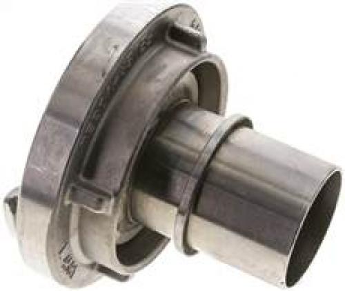 Storz-Kupplungen mit Schlauchstutzen für Schaleneinband, Edelstahl 1.4581, alle Größen