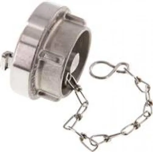Storz-Blindkupplungen mit Kette Edelstahl 1.4581