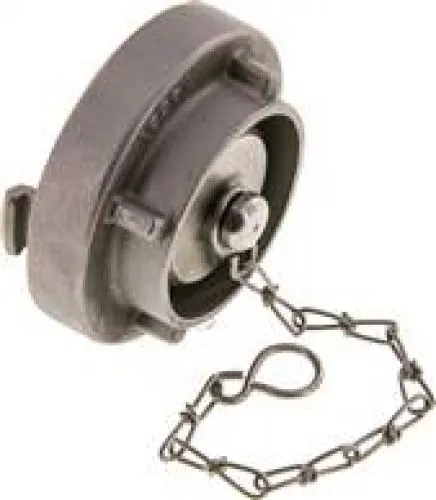 Storz-Blindkupplungen mit Kette Edelstahl 1.4581