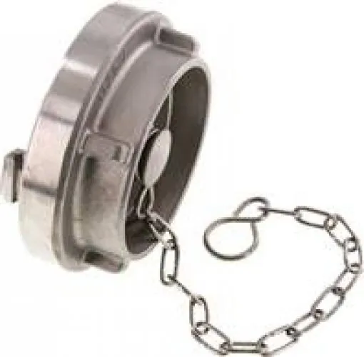 Storz-Blindkupplungen mit Kette Edelstahl 1.4581