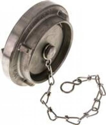 Storz-Blindkupplungen mit Kette, Edelstahl 1.4581, alle Größen