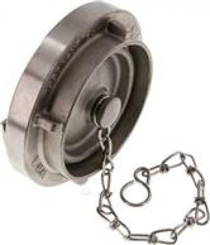 Storz-Blindkupplungen mit Kette, Edelstahl 1.4581, alle Größen