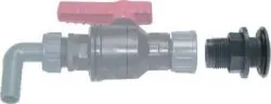 Schottverschraubungen (kein Innengewinde), PN 10, Polypropylen