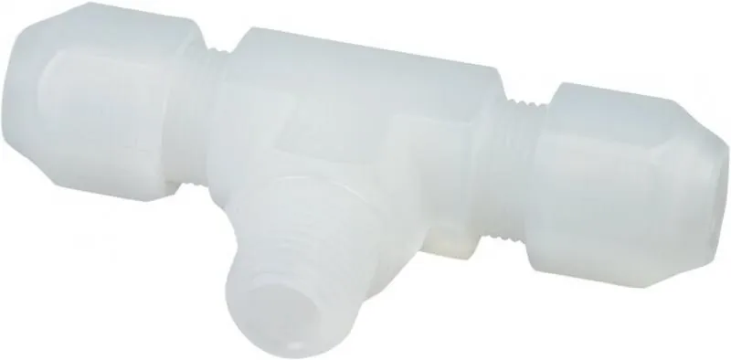 T-Einschraubverschraubungen mit zylindrischem Gewinde PP, alle Größen