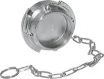 Verschlussstopfen für Tankwagen-Kupplungen (M-Teil), Abmessungen nach EN 14420-6 (DIN 28450), Aluminium