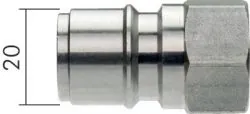 Kupplungen für Waschgeräteschläuche, ohne Absperrventil, Kupplung, Adapter, Dose, Stecker, Geräteadapter, Gerätekupplung